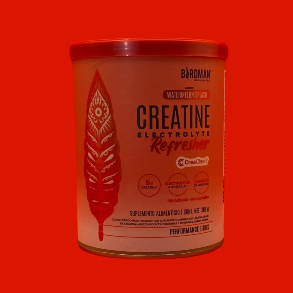 BIRDMAN CREATINA MONOHIDRATADA CON ELECTROLITOS 300 GR SABOR WATERMELON SPLASH