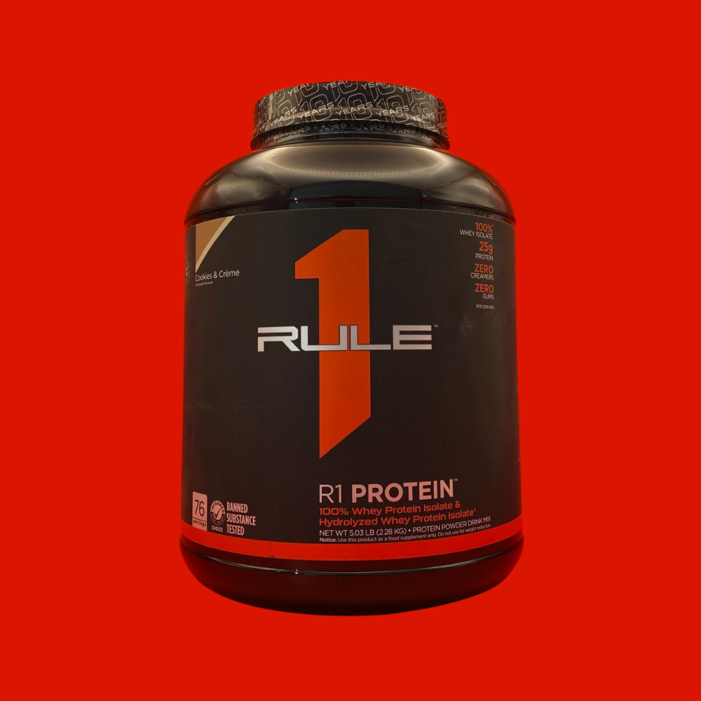 RULE 1 WHEY PROTEIN ISOLATE 5 LB COOKIES & CREAM