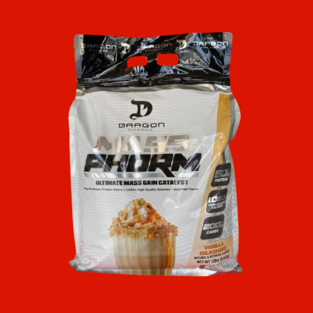 DRAGON PHARMA MASS PHORM 12 LB VANILLA MILKSHAKE