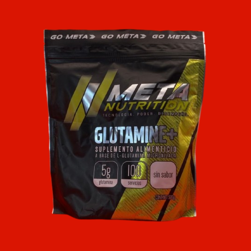 META NUTRITION GLUTAMINE+ 500 GR SIN SABOR