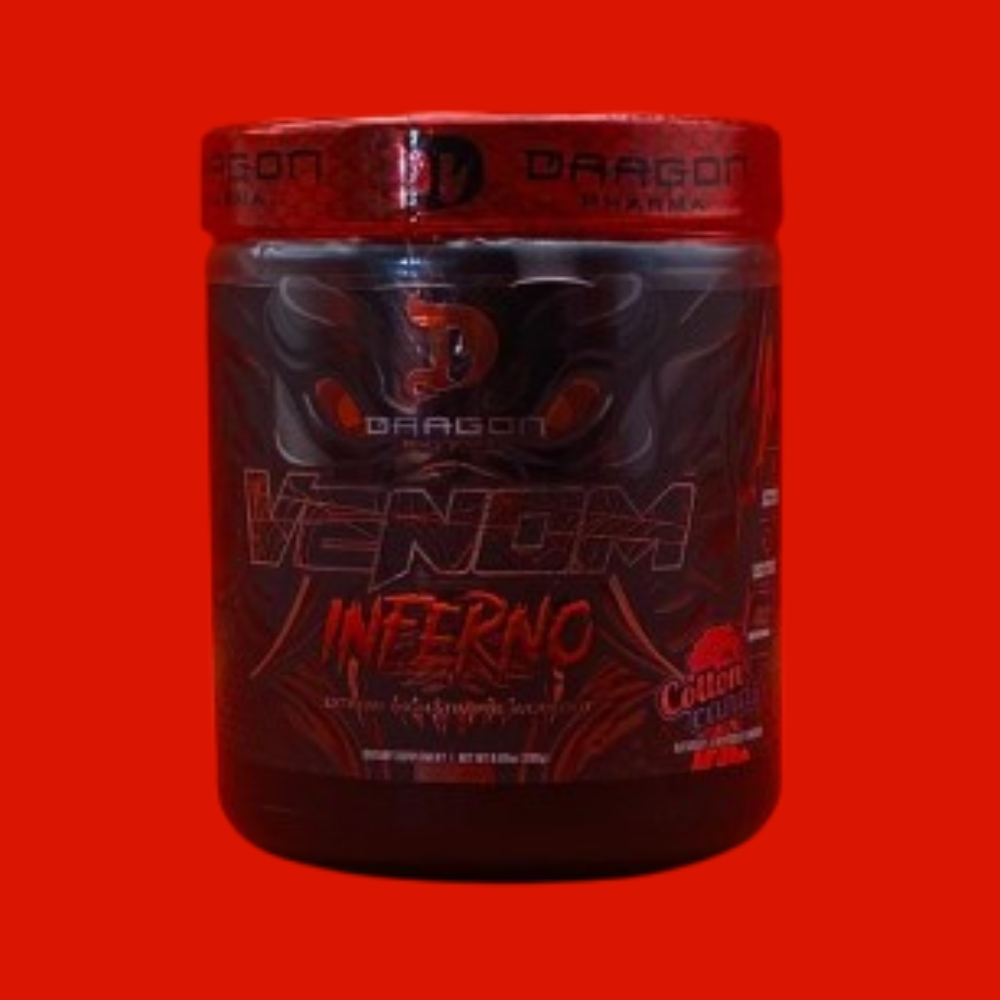 DRAGON PHARMA VENOM INFERNO 280 GR SABOR COTTON CANDY